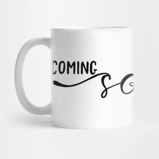 Coming Soon Pregnancy Pink Mug